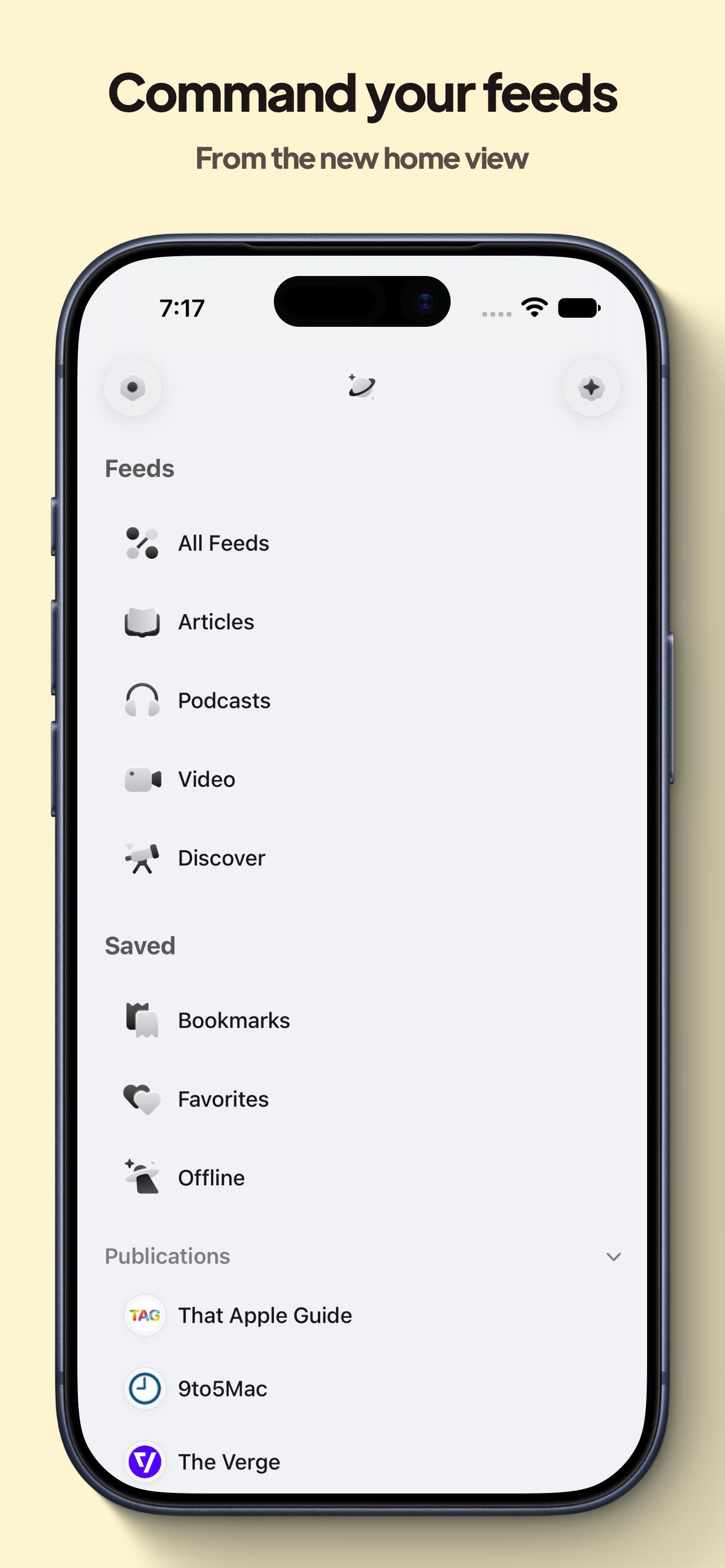 Saturn RSS Reader