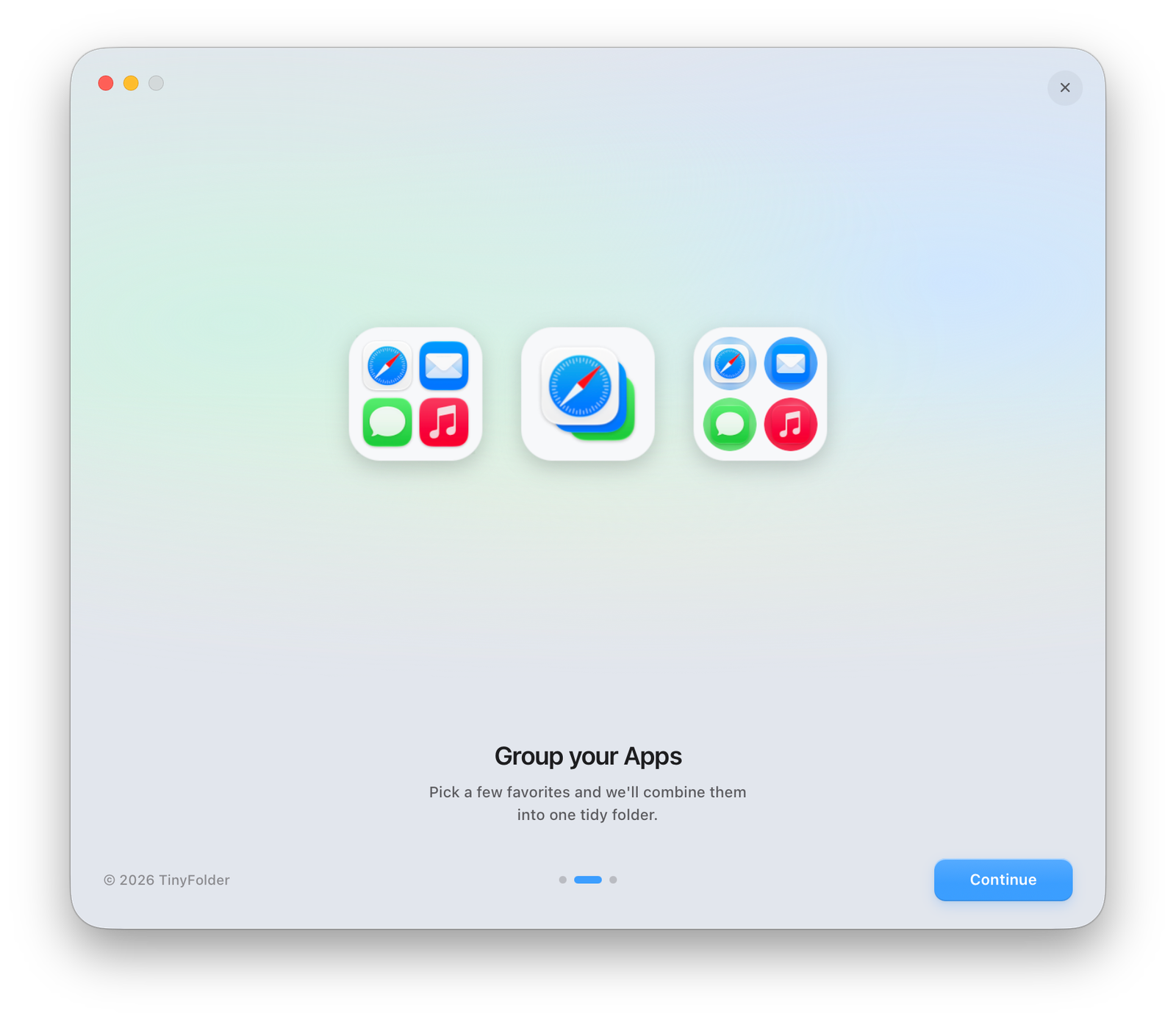 TinyFolder macOS App