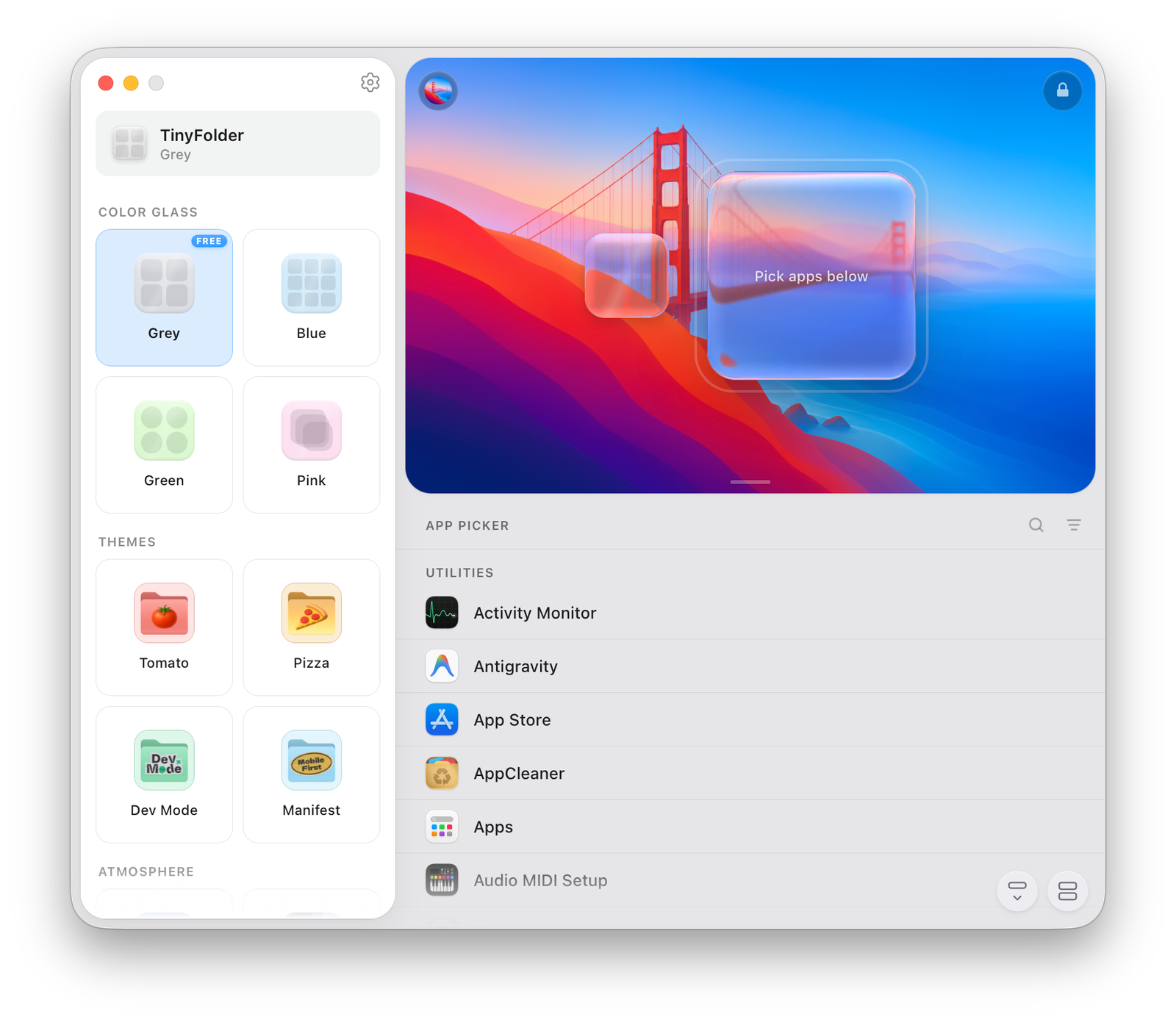 TinyFolder macOS App
