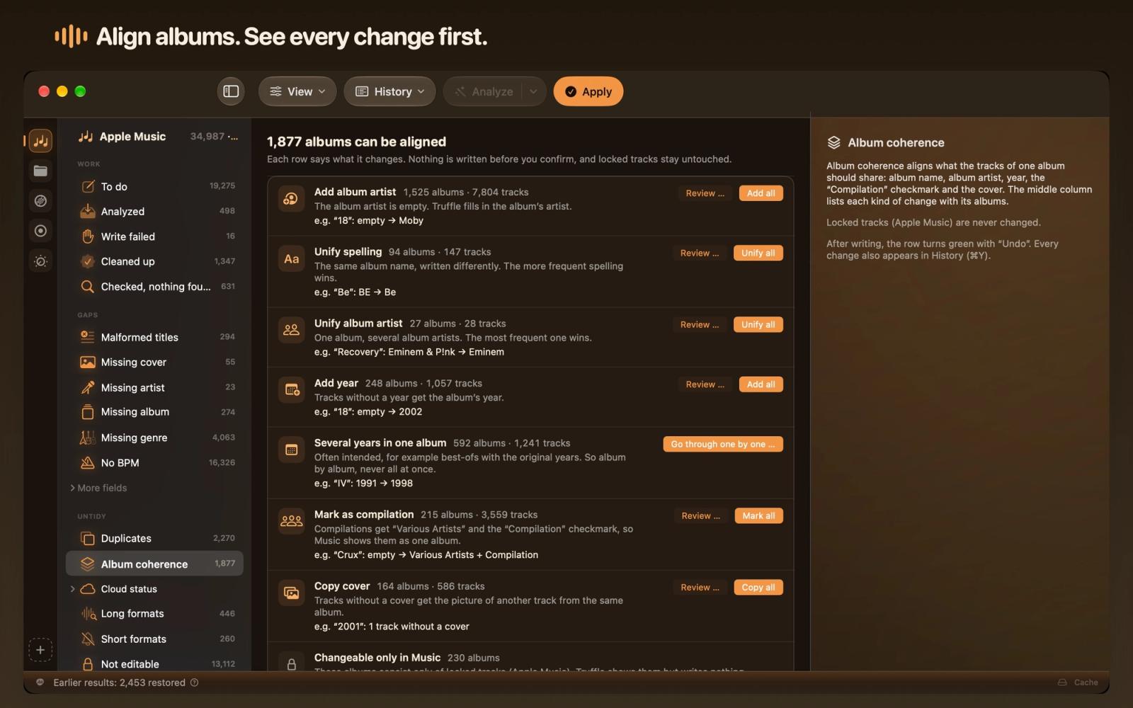 Truffle Music Tag Editor