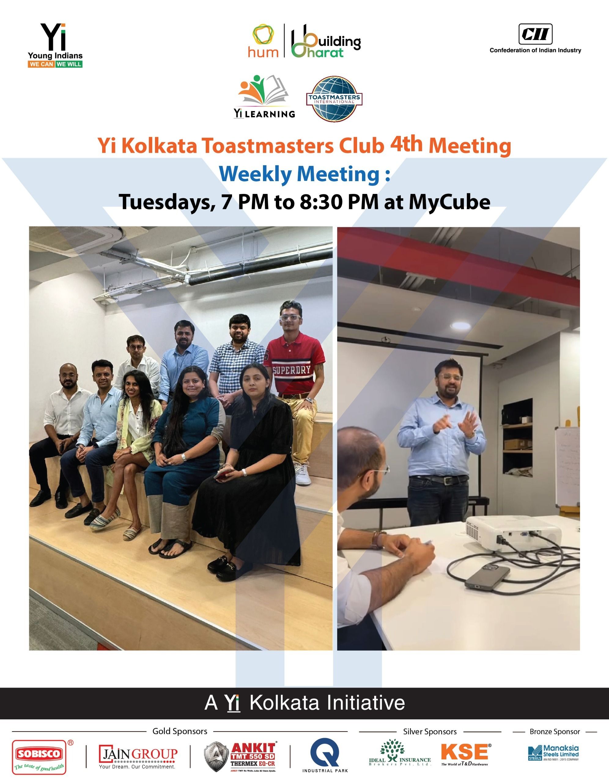 Yi24 | 4th Meeting of Yi Kolkata Toastmasters Club