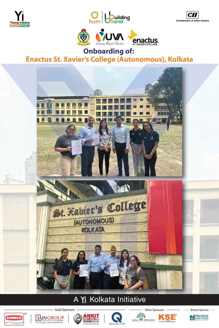 Yi24 | MOU - Onboarding Enactus St. Xavier's College 