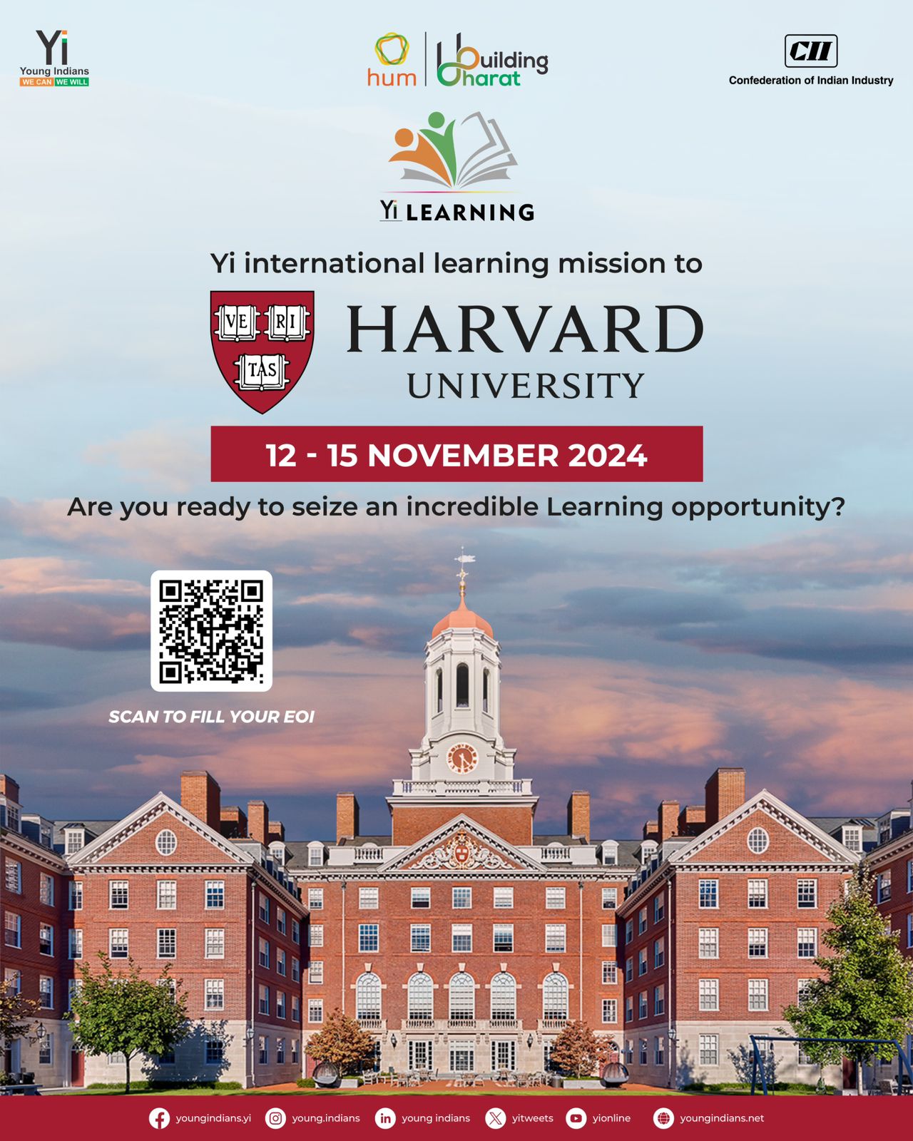 Yi Learning mission to HARVARD, USA!