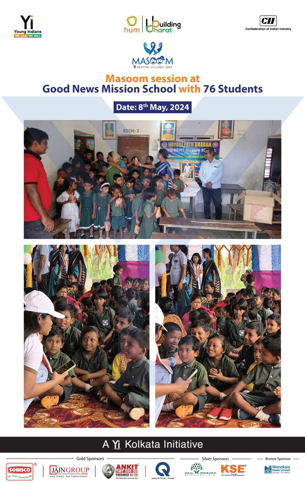 Yi24 | Masoom - Awareness Session at Good News Mission School with 76 Students