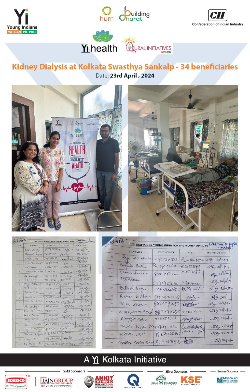 Yi24 | Health - Kidney Dialysis at Kolkata Swasthya Sankalp