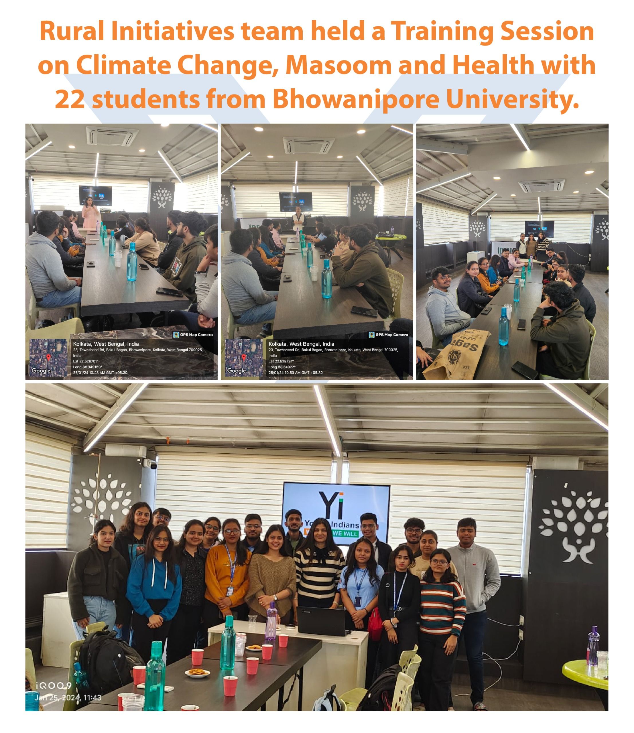 Yi24 | Training for Climate Change, Masoom and Health by Rural Initiative team.