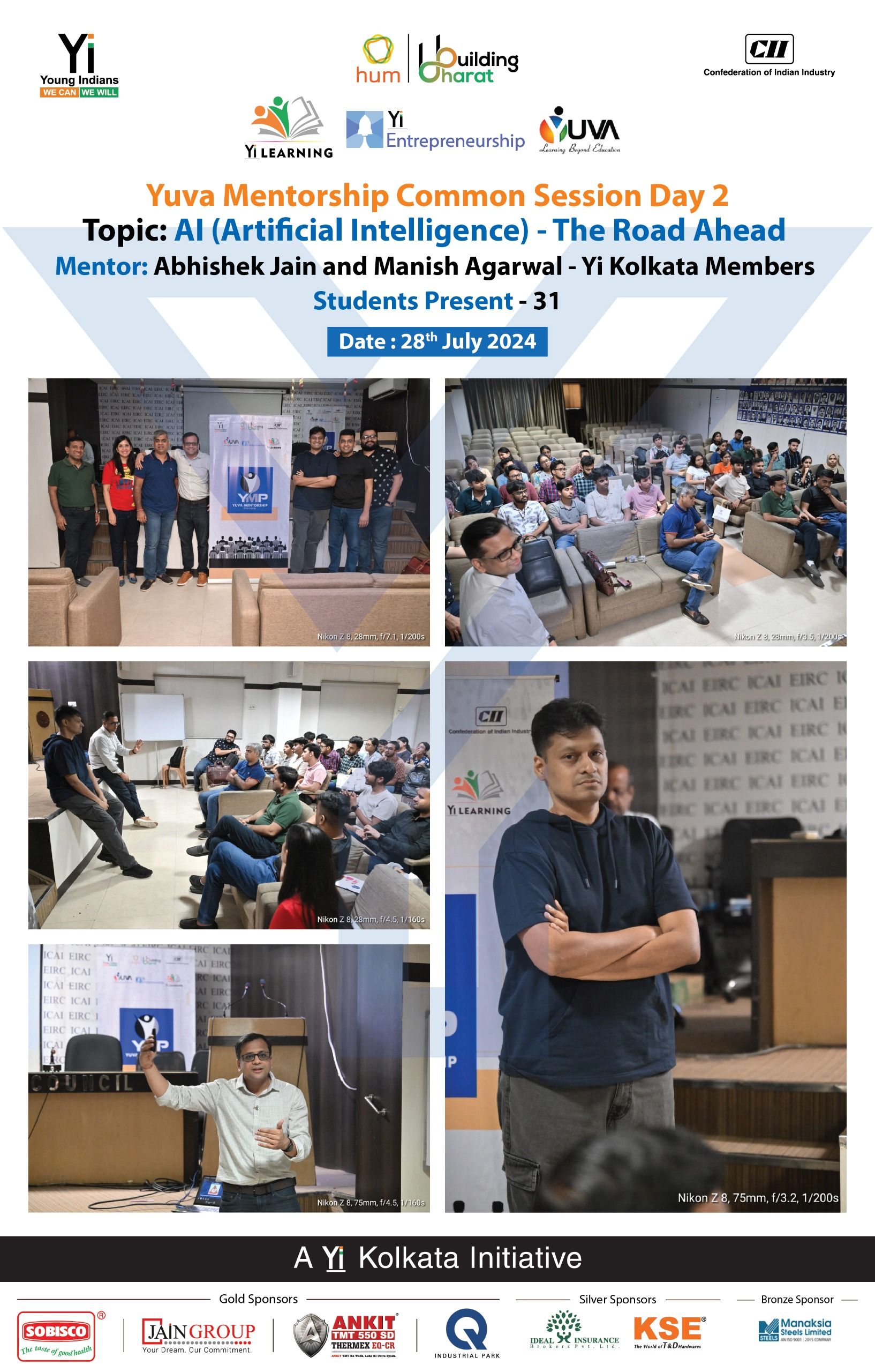 Yi24 | Yuva Mentorship Program Day 2 - Artificial Intelligence with Abhishek Jain and Manish Agarwal