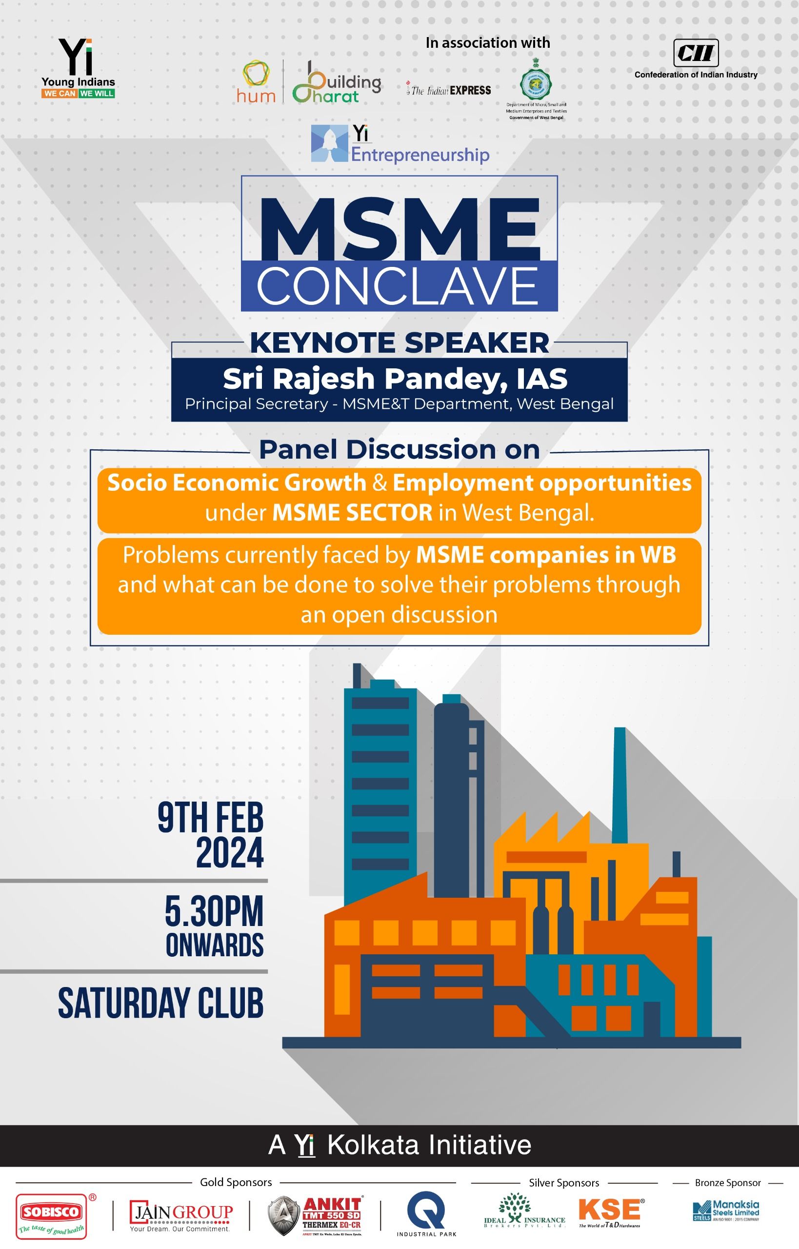 Yi24 | Entrepreneurship - MSME Conclave Announcement