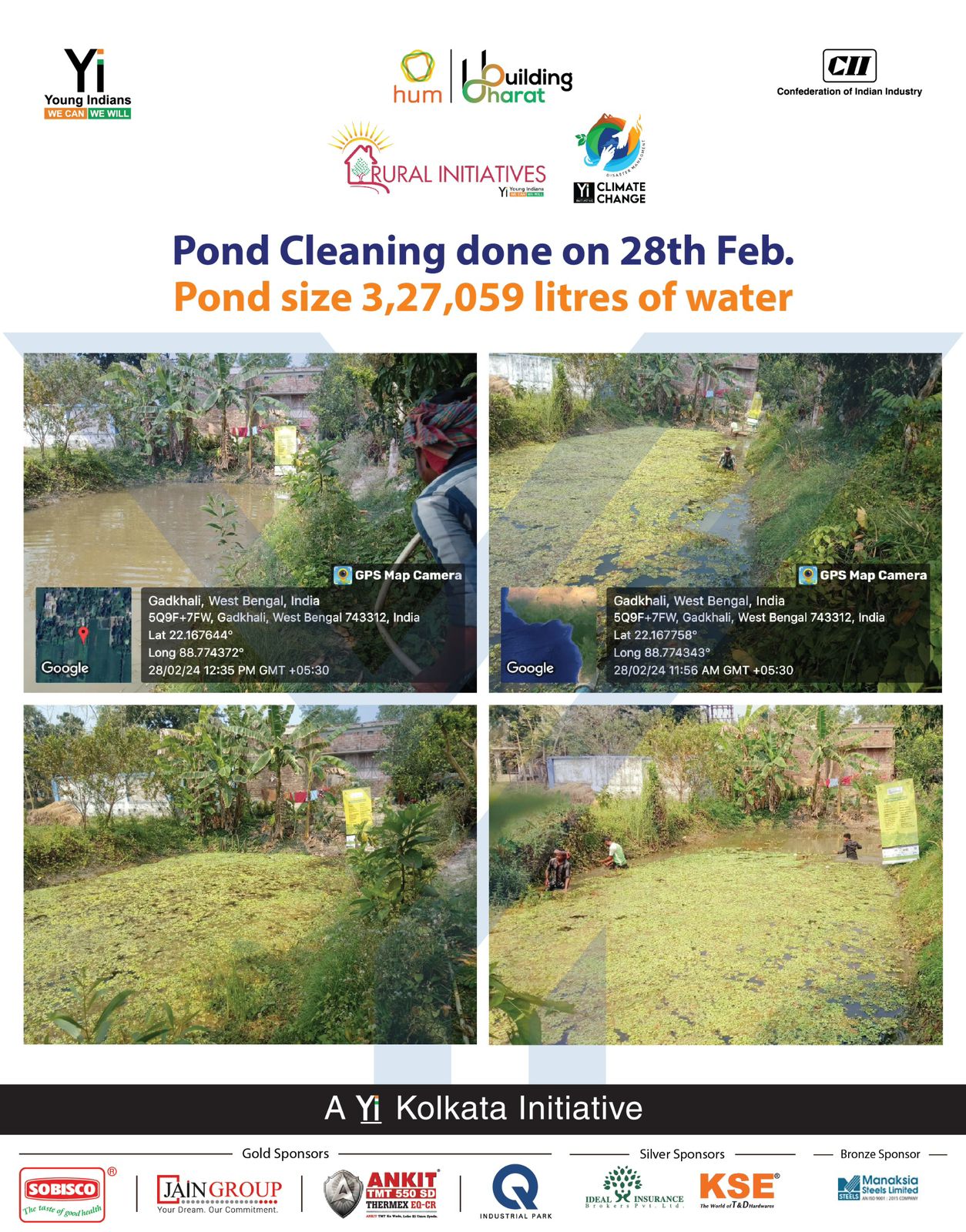 Yi24 | Rural Initiative - Pond Cleaning
