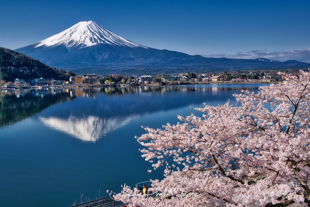 Photographing Mt. Fuji from Yamanashi Prefecture