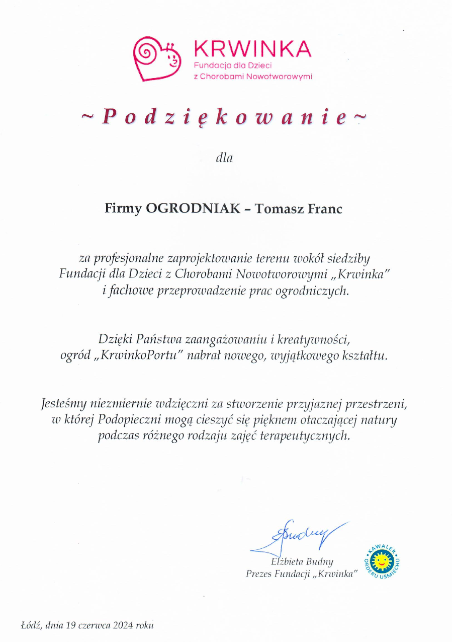 KRWINKA Fundacja dla Dzieci z Chorobami Nowotworowymi