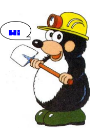 Cartoon image of Mr Mole