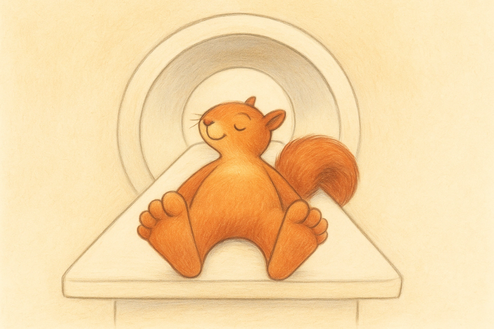Cartoon image of Mr. Squirrel