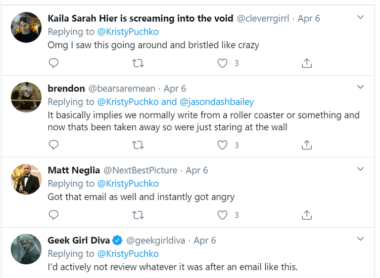 twitter reaction to pitch part 2