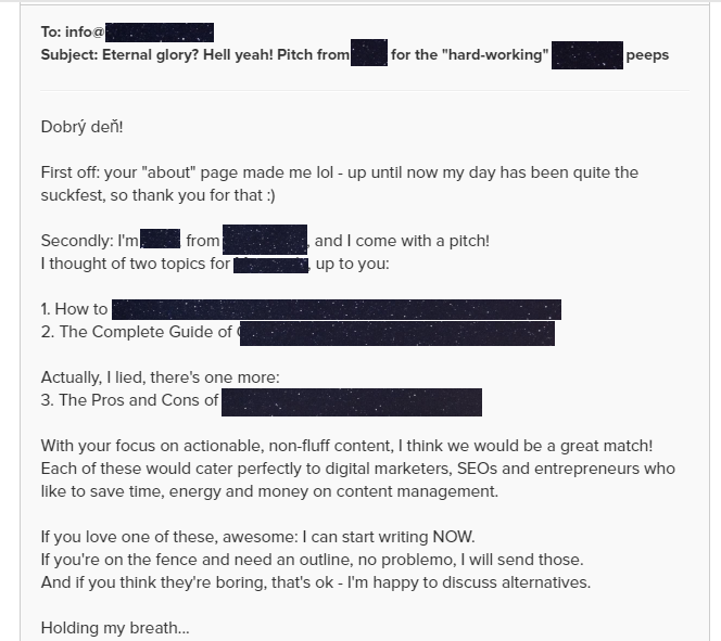 Unique email