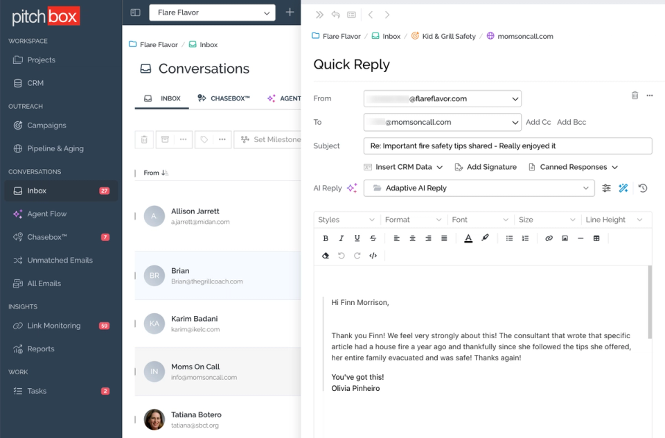SEO Email Client