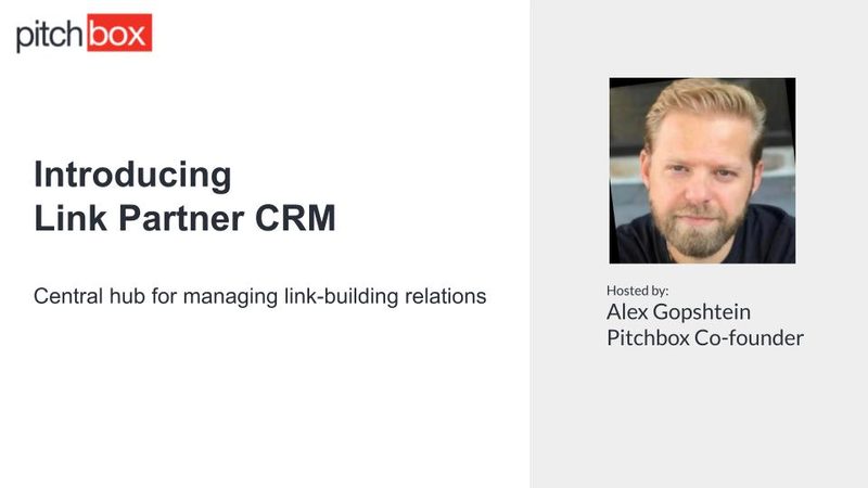 Introducing Link Partners CRM webinar replay