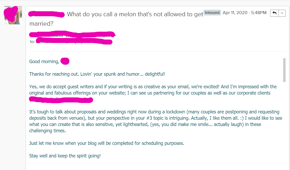 positive response. Using humor in this pitch example.​​​​‌﻿‍﻿​‍​‍‌‍﻿﻿‌﻿​‍‌‍‍‌‌‍‌﻿‌‍‍‌‌‍﻿‍​‍​‍​﻿‍‍​‍​‍‌﻿​﻿‌‍​‌‌‍﻿‍‌‍‍‌‌﻿‌​‌﻿‍‌​‍﻿‍‌‍‍‌‌‍﻿﻿​‍​‍​‍﻿​​‍​‍‌‍‍​‌﻿​‍‌‍‌‌‌‍‌‍​‍​‍​﻿‍‍​‍​‍​‍﻿﻿‌﻿​﻿‌﻿‌​‌﻿‌‌‌‍‌​‌‍‍‌‌‍﻿﻿​‍﻿﻿‌‍‍‌‌‍﻿‍‌﻿‌​‌‍‌‌‌‍﻿‍‌﻿‌​​‍﻿﻿‌‍‌‌‌‍‌​‌‍‍‌‌﻿‌​​‍﻿﻿‌‍﻿‌‌‍﻿﻿‌‍‌​‌‍‌‌​﻿﻿‌‌﻿​​‌﻿​‍‌‍‌‌‌﻿​﻿‌‍‌‌‌‍﻿‍‌﻿‌​‌‍​‌‌﻿‌​‌‍‍‌‌‍﻿﻿‌‍﻿‍​﻿‍﻿‌‍‍‌‌‍‌​​﻿﻿‌‌﻿​​‌‍﻿﻿‌﻿​﻿‌﻿‌​​‍﻿‍‌‍﻿​‌‍‍‌‌‍﻿‍‌‍‍﻿​‍﻿‌‌‍​‍‌﻿‌‌‌‍‍‌‌‍﻿​‌‍‌​‌‍‍‌‌‍﻿‍‌‍‌﻿​‍﻿‌‌‍‍‌‌‍﻿‍​‍﻿‌‌﻿‌​‌‍‍‌‌‍﻿‌‌‍‌‌‌﻿​﻿​‍﻿‌‌‍﻿﻿‌‍‌‍​‍﻿‌‌‍​﻿‌‍﻿﻿‌﻿‌‍‌‍‍‌‌‍‌​​﻿‍﻿‌﻿‌​‌﻿‍‌‌﻿​​‌‍‌‌​﻿﻿‌‌﻿​​‌‍﻿﻿‌﻿​﻿‌﻿‌​​﻿‍﻿‌﻿​​‌‍​‌‌﻿‌​‌‍‍​​﻿﻿‌‌‍​﻿‌‍﻿﻿‌‍﻿‍‌﻿‌​‌‍‌‌‌‍﻿‍‌﻿‌​​‍‌‌​﻿‌‌‌​​‍‌‌﻿﻿‌‍‍﻿‌‍‌‌‌﻿‍‌​‍‌‌​﻿​﻿‌​‌​​‍‌‌​﻿​﻿‌​‌​​‍‌‌​﻿​‍​﻿​‍‌‍​﻿‌‍﻿﻿‌﻿‌‍‌‍‍‌‌‍‌​​﻿​﻿‌﻿​﻿​‍‌‌​﻿​‍​﻿​‍​‍‌‌​﻿‌‌‌​‌​​‍﻿‍‌‍​‌‌‍﻿​‌﻿‌​​﻿﻿﻿‌‍​‍‌‍​‌‌﻿​﻿‌‍‌‌‌‌‌‌‌﻿​‍‌‍﻿​​﻿﻿‌​‍‌‌​﻿​‍‌​‌‍‌﻿​﻿‌﻿‌​‌﻿‌‌‌‍‌​‌‍‍‌‌‍﻿﻿​‍‌‍‌‍‍‌‌‍‌​​﻿﻿‌‌﻿​​‌‍﻿﻿‌﻿​﻿‌﻿‌​​‍﻿‍‌‍﻿​‌‍‍‌‌‍﻿‍‌‍‍﻿​‍﻿‌‌‍​‍‌﻿‌‌‌‍‍‌‌‍﻿​‌‍‌​‌‍‍‌‌‍﻿‍‌‍‌﻿​‍﻿‌‌‍‍‌‌‍﻿‍​‍﻿‌‌﻿‌​‌‍‍‌‌‍﻿‌‌‍‌‌‌﻿​﻿​‍﻿‌‌‍﻿﻿‌‍‌‍​‍﻿‌‌‍​﻿‌‍﻿﻿‌﻿‌‍‌‍‍‌‌‍‌​​‍‌‍‌﻿‌​‌﻿‍‌‌﻿​​‌‍‌‌​﻿﻿‌‌﻿​​‌‍﻿﻿‌﻿​﻿‌﻿‌​​‍‌‍‌﻿​​‌‍​‌‌﻿‌​‌‍‍​​﻿﻿‌‌‍​﻿‌‍﻿﻿‌‍﻿‍‌﻿‌​‌‍‌‌‌‍﻿‍‌﻿‌​​‍‌‌​﻿‌‌‌​​‍‌‌﻿﻿‌‍‍﻿‌‍‌‌‌﻿‍‌​‍‌‌​﻿​﻿‌​‌​​‍‌‌​﻿​﻿‌​‌​​‍‌‌​﻿​‍​﻿​‍‌‍​﻿‌‍﻿﻿‌﻿‌‍‌‍‍‌‌‍‌​​﻿​﻿‌﻿​﻿​‍‌‌​﻿​‍​﻿​‍​‍‌‌​﻿‌‌‌​‌​​‍﻿‍‌‍​‌‌‍﻿​‌﻿‌​​‍‌‍‌﻿​​‌‍‌‌‌﻿​‍‌﻿​﻿‌﻿​​‌‍‌‌‌‍​﻿‌﻿‌​‌‍‍‌‌﻿‌‍‌‍‌‌​﻿﻿‌‌﻿​​‌﻿‌‌‌‍​‍‌‍﻿​‌‍‍‌‌﻿​﻿‌‍‍​‌‍‌‌‌‍‌​​‍​‍‌﻿﻿‌