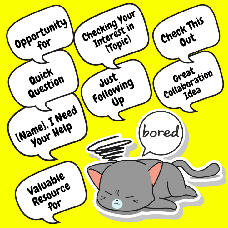 Overused Subject Lines such as: Opportunity for Quick Question (Name), I Need Your Help Checking Your Interest in (Торіс] Just Following Up Check This Out Great Collaboration Idea Valuable Resource for​​​​‌﻿‍﻿​‍​‍‌‍﻿﻿‌﻿​‍‌‍‍‌‌‍‌﻿‌‍‍‌‌‍﻿‍​‍​‍​﻿‍‍​‍​‍‌﻿​﻿‌‍​‌‌‍﻿‍‌‍‍‌‌﻿‌​‌﻿‍‌​‍﻿‍‌‍‍‌‌‍﻿﻿​‍​‍​‍﻿​​‍​‍‌‍‍​‌﻿​‍‌‍‌‌‌‍‌‍​‍​‍​﻿‍‍​‍​‍​‍﻿﻿‌﻿​﻿‌﻿‌​‌﻿‌‌‌‍‌​‌‍‍‌‌‍﻿﻿​‍﻿﻿‌‍‍‌‌‍﻿‍‌﻿‌​‌‍‌‌‌‍﻿‍‌﻿‌​​‍﻿﻿‌‍‌‌‌‍‌​‌‍‍‌‌﻿‌​​‍﻿﻿‌‍﻿‌‌‍﻿﻿‌‍‌​‌‍‌‌​﻿﻿‌‌﻿​​‌﻿​‍‌‍‌‌‌﻿​﻿‌‍‌‌‌‍﻿‍‌﻿‌​‌‍​‌‌﻿‌​‌‍‍‌‌‍﻿﻿‌‍﻿‍​﻿‍﻿‌‍‍‌‌‍‌​​﻿﻿‌‌﻿​​‌‍﻿﻿‌﻿​﻿‌﻿‌​​‍﻿‍‌‍​‍‌‍‍‌‌‍​‍‌‍‍‌‌﻿​﻿​‍﻿‌‌‍‍‌‌﻿​‍‌﻿​‍‌‍‌‌‌﻿​﻿‌‍‍‌‌﻿​﻿‌﻿‌​‌‍‍‌‌‍​‍‌‍﻿​‌‍‌‌​‍﻿‌‌﻿​﻿‌﻿‌‌‌‍​‍‌‍‍‍‌‍‌‌‌‍​﻿‌﻿‌​​‍﻿‌‌‍﻿​‌‍‍‌‌‍﻿‍‌‍‌‌​‍﻿‌‌‍‌‍‌‍﻿﻿‌﻿​‍‌‍﻿‌‌﻿‌‌‌‍﻿​‌‍​‌‌﻿​﻿​﻿‍﻿‌﻿‌​‌﻿‍‌‌﻿​​‌‍‌‌​﻿﻿‌‌﻿​​‌‍﻿﻿‌﻿​﻿‌﻿‌​​﻿‍﻿‌﻿​​‌‍​‌‌﻿‌​‌‍‍​​﻿﻿‌‌‍​﻿‌‍﻿﻿‌‍﻿‍‌﻿‌​‌‍‌‌‌‍﻿‍‌﻿‌​​‍‌‌​﻿‌‌‌​​‍‌‌﻿﻿‌‍‍﻿‌‍‌‌‌﻿‍‌​‍‌‌​﻿​﻿‌​‌​​‍‌‌​﻿​﻿‌​‌​​‍‌‌​﻿​‍​﻿​‍‌‍​‍‌‍‍‌‌‍​‍‌‍‍‌‌﻿​​​‍‌‌​﻿​‍​﻿​‍​‍‌‌​﻿‌‌‌​‌​​‍﻿‍‌‍​‌‌‍﻿​‌﻿‌​​﻿﻿﻿‌‍​‍‌‍​‌‌﻿​﻿‌‍‌‌‌‌‌‌‌﻿​‍‌‍﻿​​﻿﻿‌​‍‌‌​﻿​‍‌​‌‍‌﻿​﻿‌﻿‌​‌﻿‌‌‌‍‌​‌‍‍‌‌‍﻿﻿​‍‌‍‌‍‍‌‌‍‌​​﻿﻿‌‌﻿​​‌‍﻿﻿‌﻿​﻿‌﻿‌​​‍﻿‍‌‍​‍‌‍‍‌‌‍​‍‌‍‍‌‌﻿​﻿​‍﻿‌‌‍‍‌‌﻿​‍‌﻿​‍‌‍‌‌‌﻿​﻿‌‍‍‌‌﻿​﻿‌﻿‌​‌‍‍‌‌‍​‍‌‍﻿​‌‍‌‌​‍﻿‌‌﻿​﻿‌﻿‌‌‌‍​‍‌‍‍‍‌‍‌‌‌‍​﻿‌﻿‌​​‍﻿‌‌‍﻿​‌‍‍‌‌‍﻿‍‌‍‌‌​‍﻿‌‌‍‌‍‌‍﻿﻿‌﻿​‍‌‍﻿‌‌﻿‌‌‌‍﻿​‌‍​‌‌﻿​﻿​‍‌‍‌﻿‌​‌﻿‍‌‌﻿​​‌‍‌‌​﻿﻿‌‌﻿​​‌‍﻿﻿‌﻿​﻿‌﻿‌​​‍‌‍‌﻿​​‌‍​‌‌﻿‌​‌‍‍​​﻿﻿‌‌‍​﻿‌‍﻿﻿‌‍﻿‍‌﻿‌​‌‍‌‌‌‍﻿‍‌﻿‌​​‍‌‌​﻿‌‌‌​​‍‌‌﻿﻿‌‍‍﻿‌‍‌‌‌﻿‍‌​‍‌‌​﻿​﻿‌​‌​​‍‌‌​﻿​﻿‌​‌​​‍‌‌​﻿​‍​﻿​‍‌‍​‍‌‍‍‌‌‍​‍‌‍‍‌‌﻿​​​‍‌‌​﻿​‍​﻿​‍​‍‌‌​﻿‌‌‌​‌​​‍﻿‍‌‍​‌‌‍﻿​‌﻿‌​​‍‌‍‌﻿​​‌‍‌‌‌﻿​‍‌﻿​﻿‌﻿​​‌‍‌‌‌‍​﻿‌﻿‌​‌‍‍‌‌﻿‌‍‌‍‌‌​﻿﻿‌‌﻿​​‌﻿‌‌‌‍​‍‌‍﻿​‌‍‍‌‌﻿​﻿‌‍‍​‌‍‌‌‌‍‌​​‍​‍‌﻿﻿‌