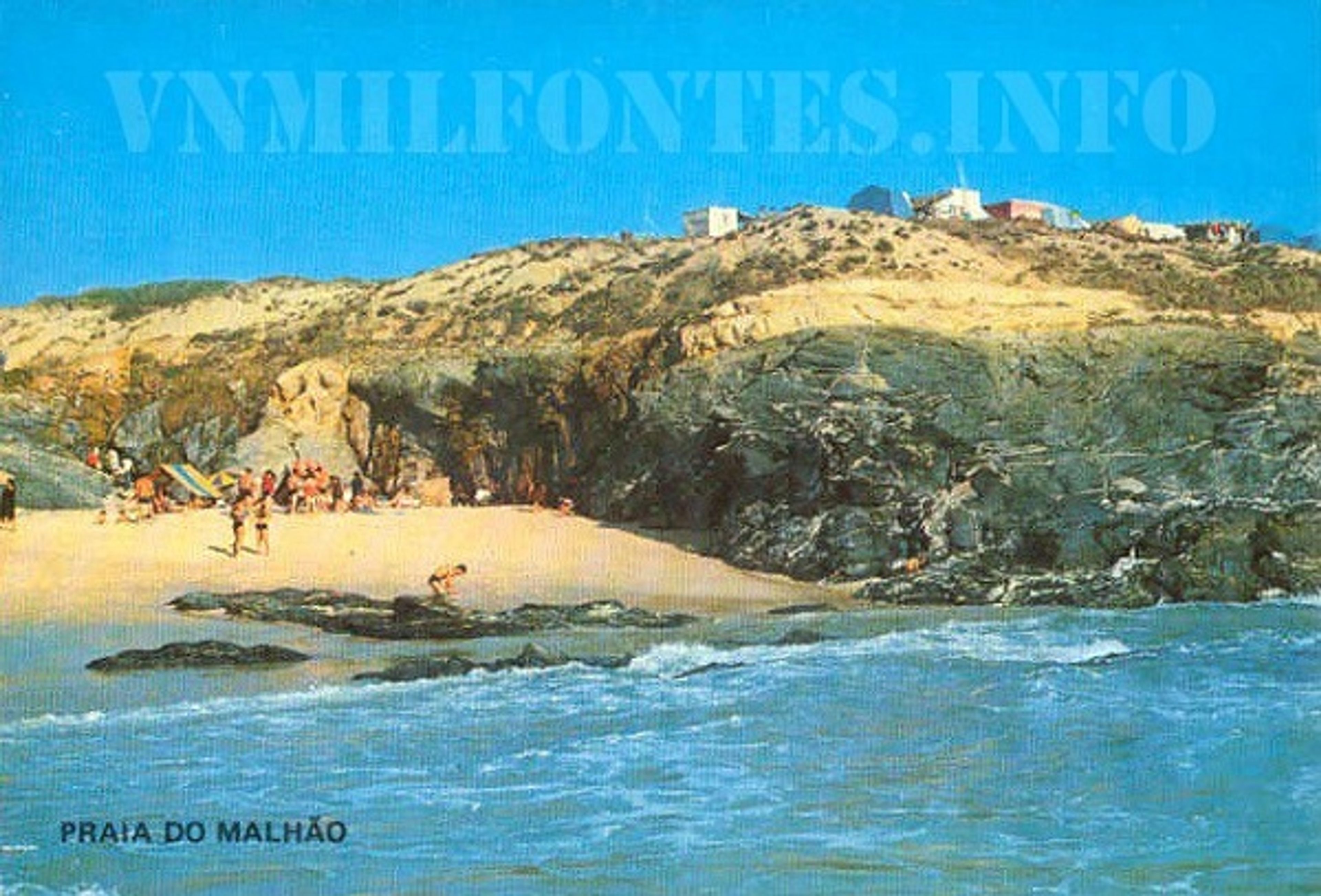Praia do Malhão [Postal Antigo]