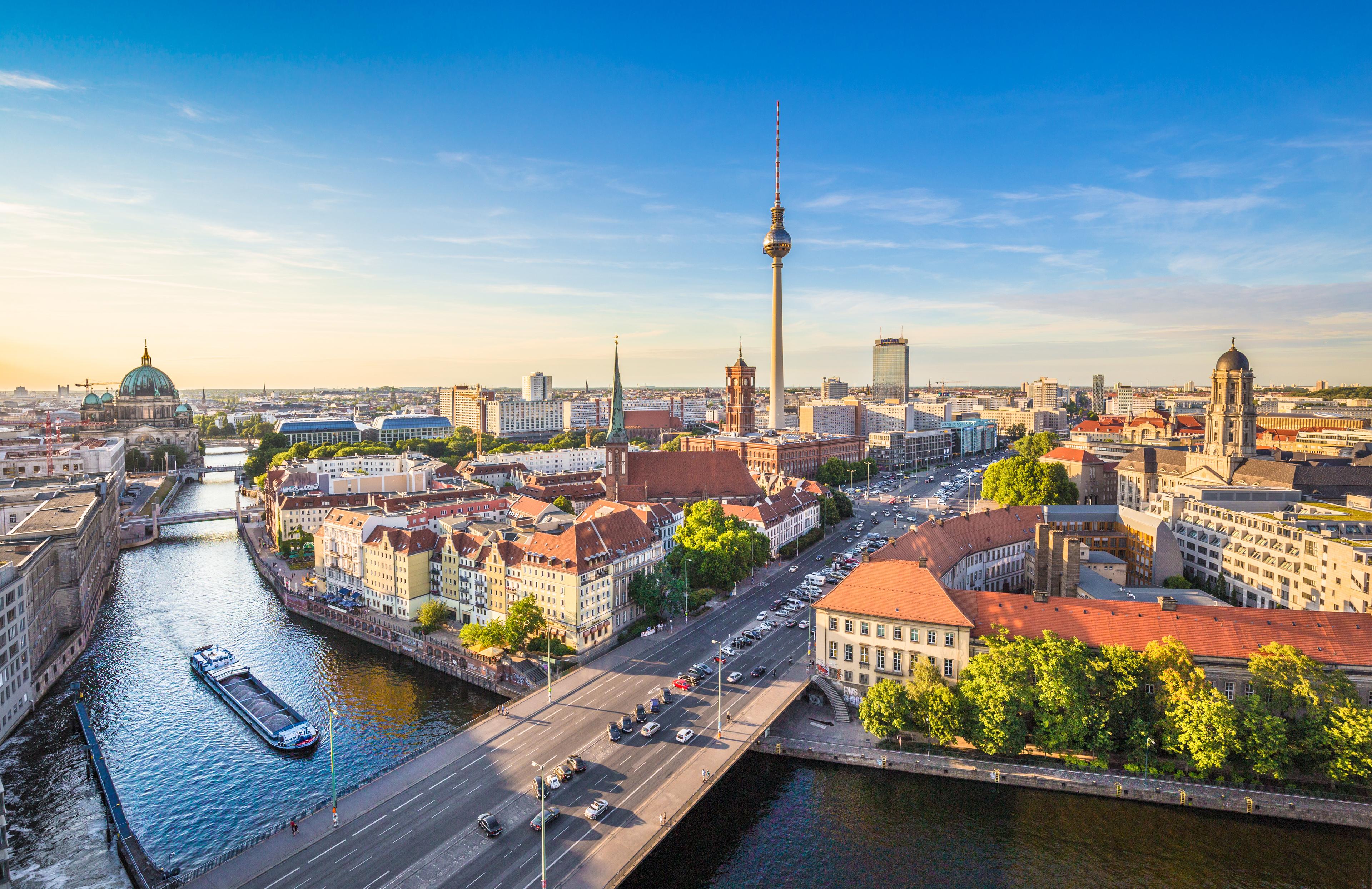 Blick auf Berlin von oben