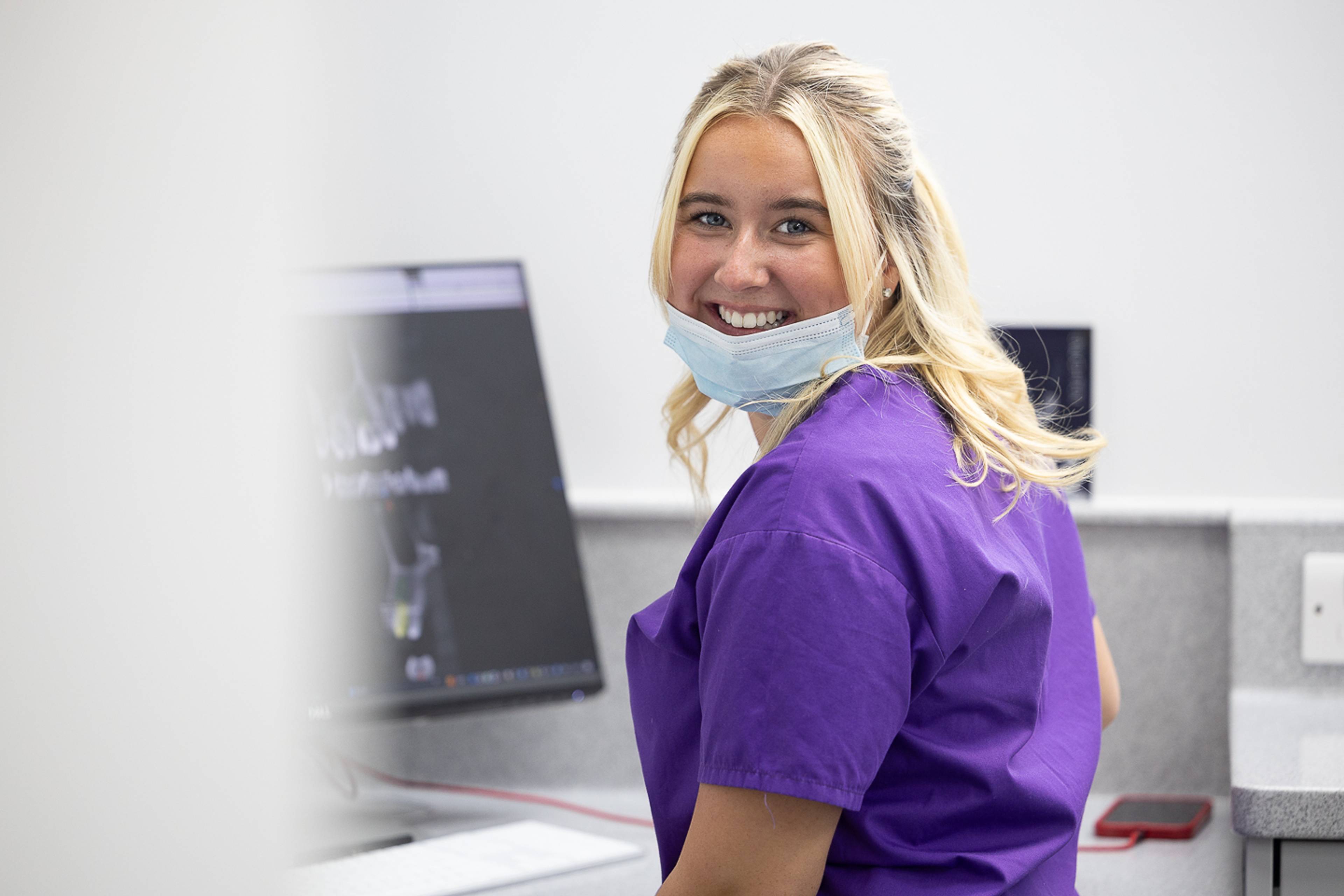 Smiling nurse at Brynteg Dental