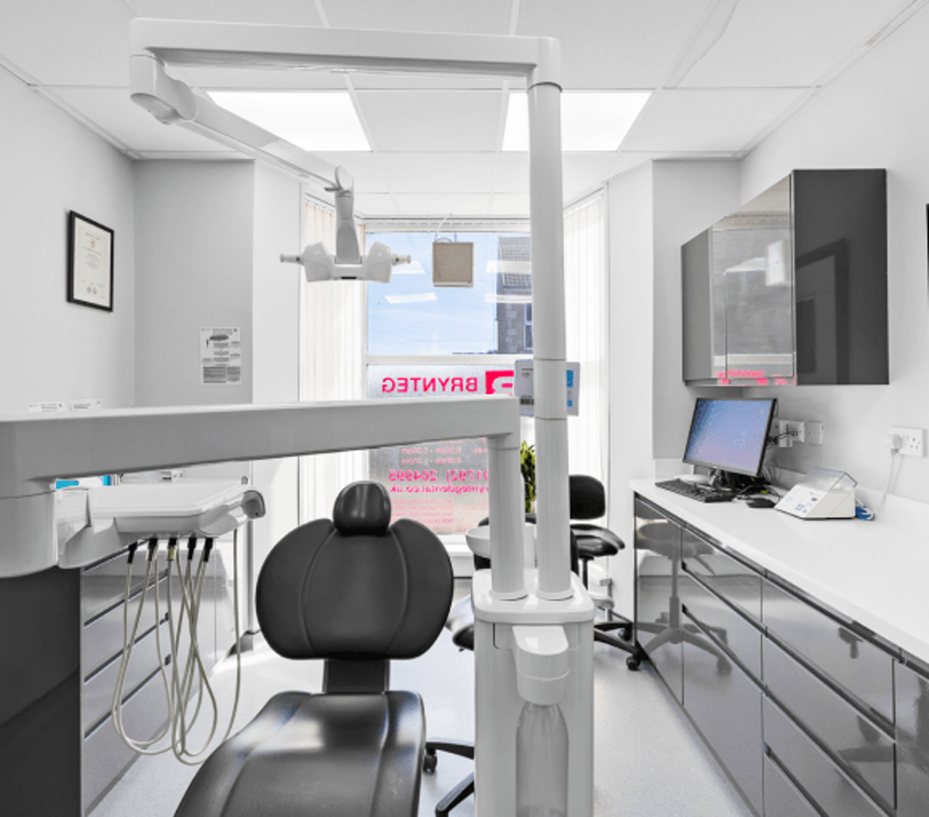 Bright dental surgery at Brynteg Dental
