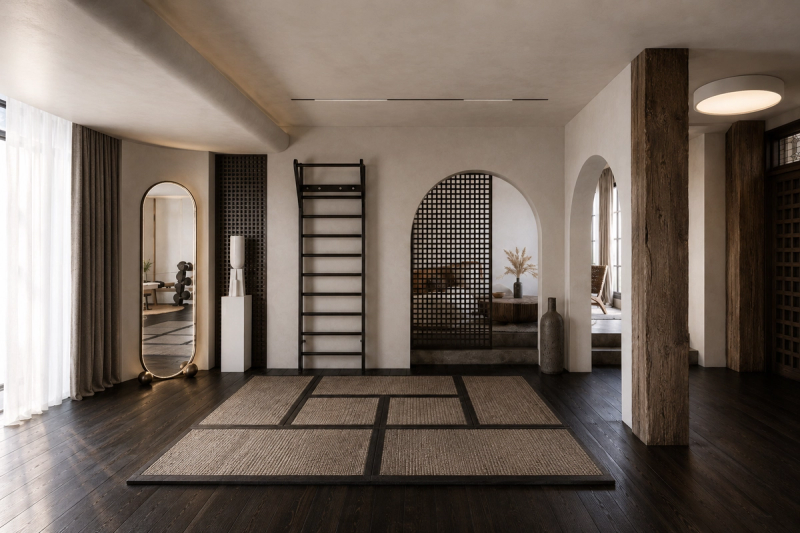 Black Wood — Fitness & Wellness — Home Gym