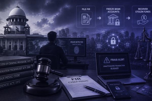 Online Fraud Lawyer Delhi: How to File FIR, Freeze Bank Accounts & Recover Stolen Funds (2026)