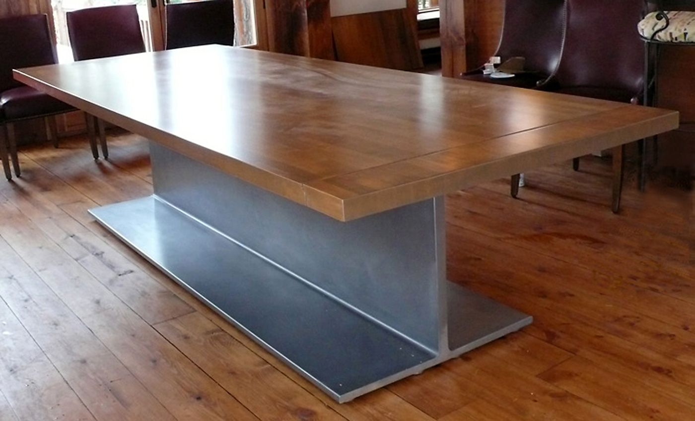 I-BEAM DINING-ROOM TABLE