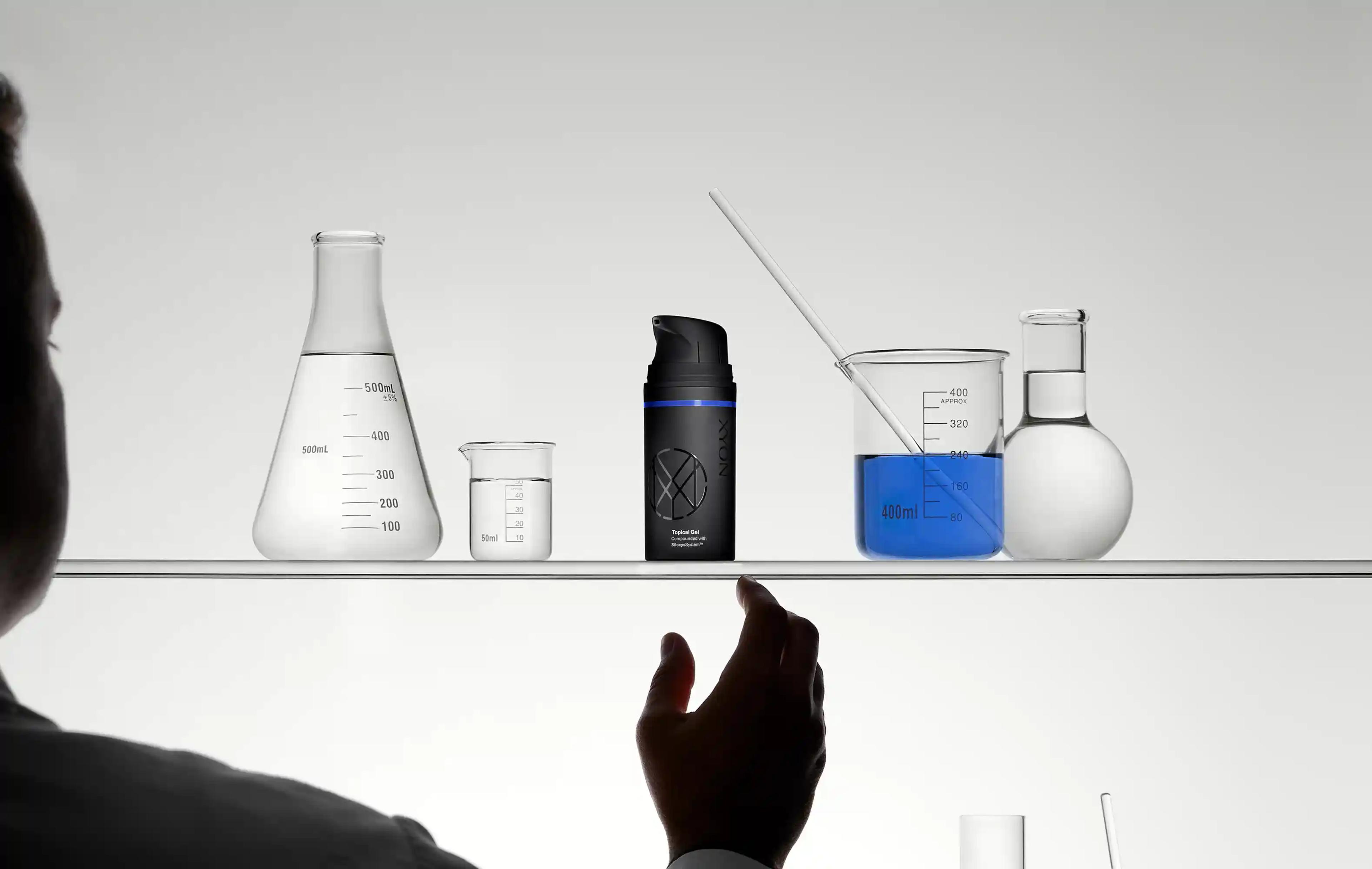 chemical beakers and flasks