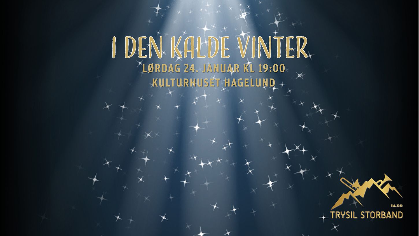 I den kalde vinter med Trysil storband - lørdag 24. januar kl. 19.00 i kulturhuset hagelund