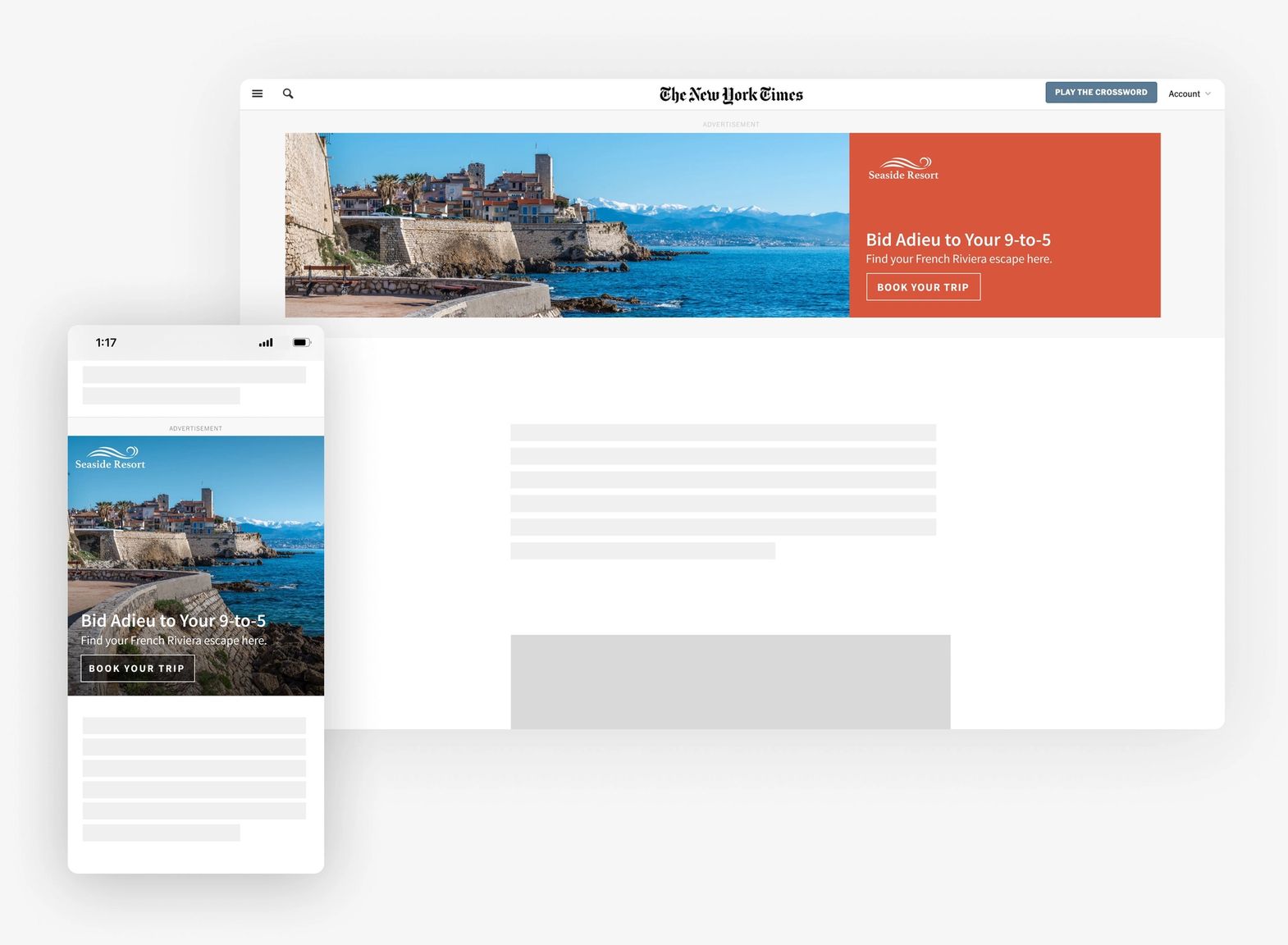 Ad Frame Example Messaging Flex Frame