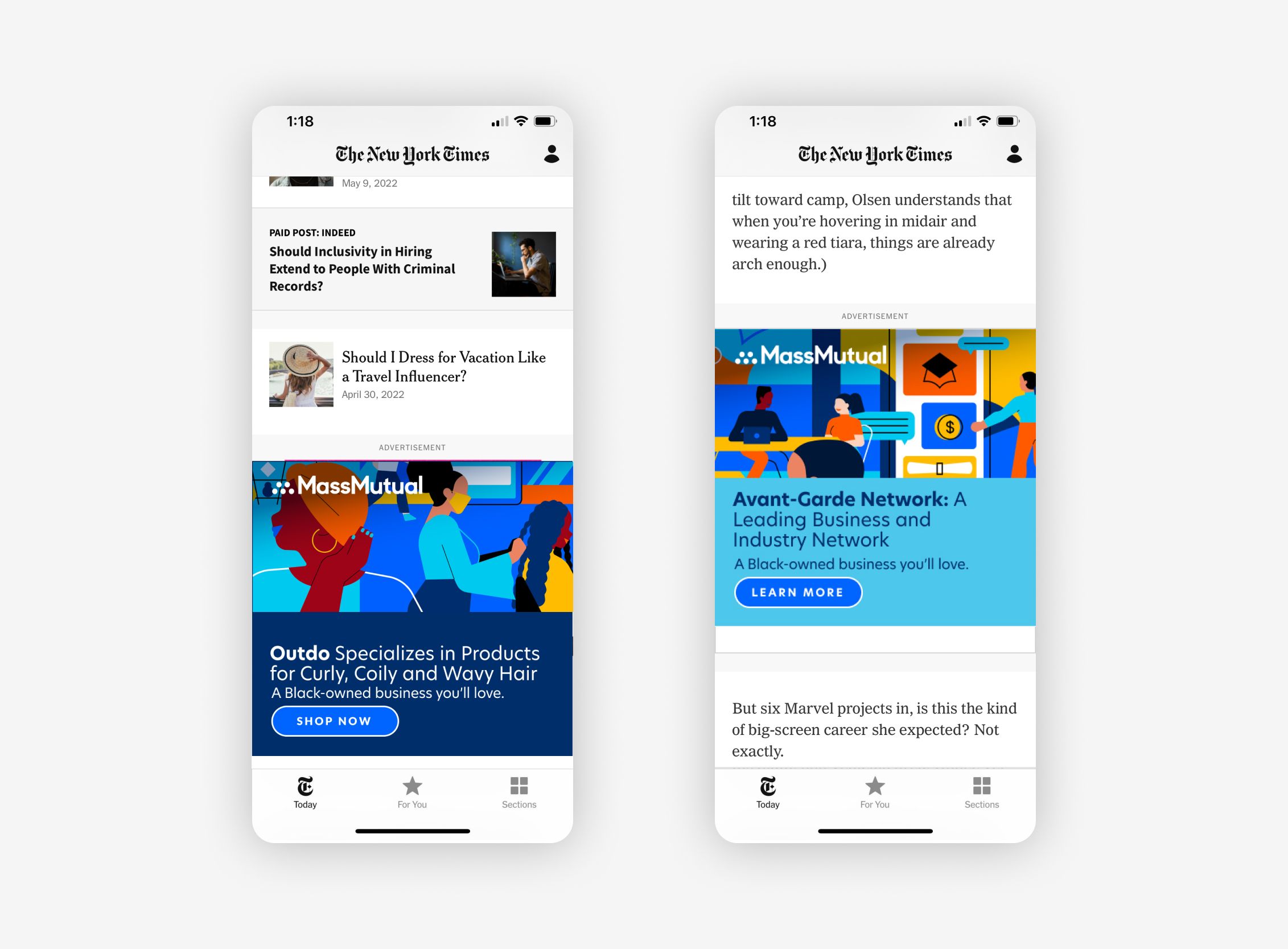 New York Times Advertising