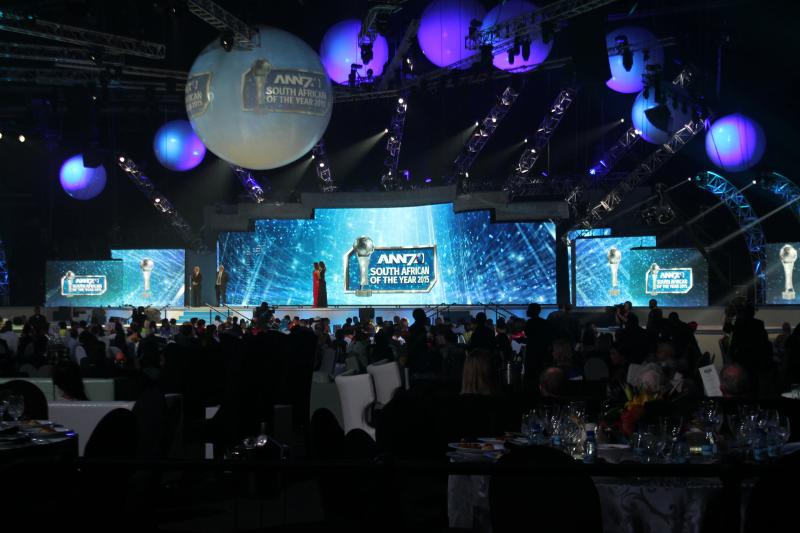 LED visuals that honoured the remarkable achievements of the awardees