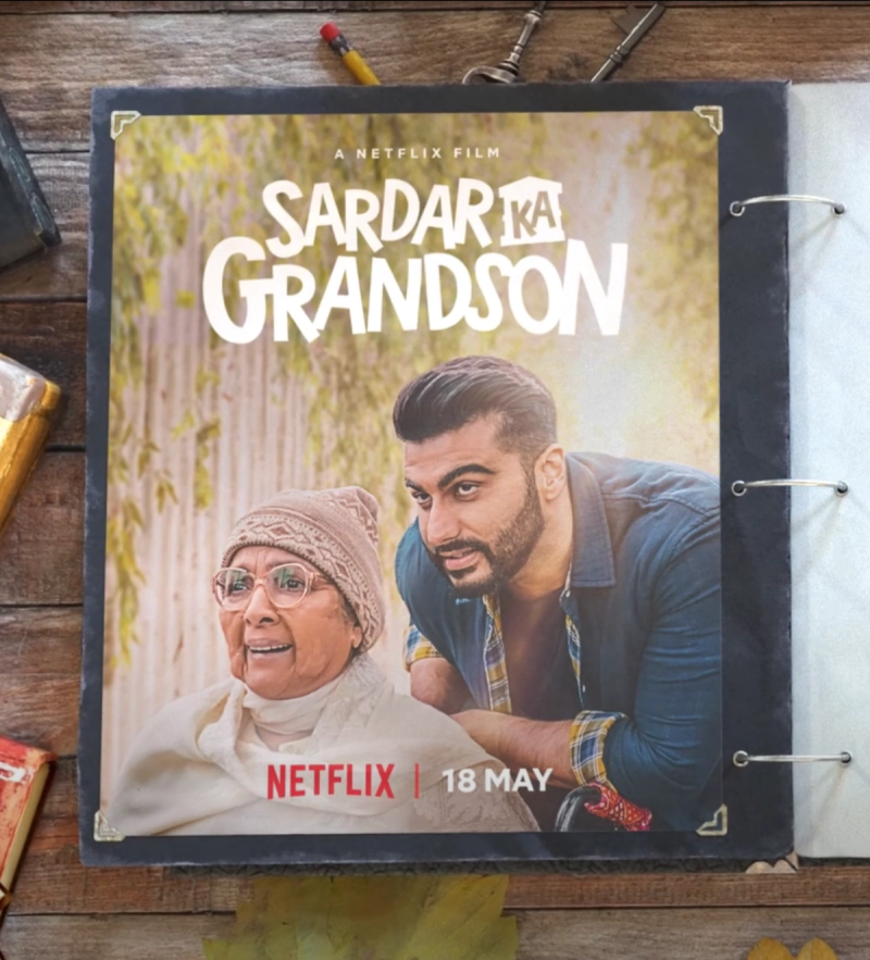 An introductory video to launch the trailer of Netflix's movie Sardar Ka Grandson