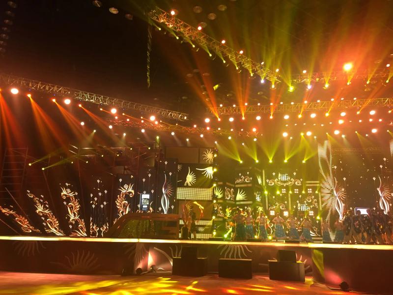 LED visuals that celebrated the diversity of South Indian cinema