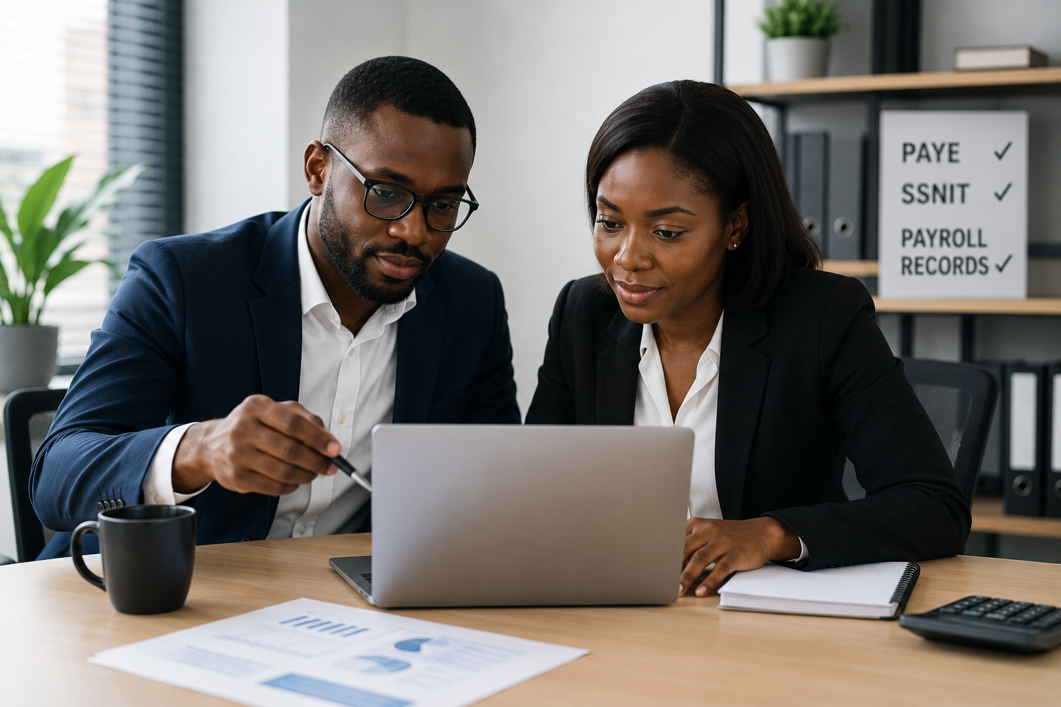 SSNIT, PAYE and Payroll Records in Ghana: What Employers Need to Track — featured image for Akatua+ blog article