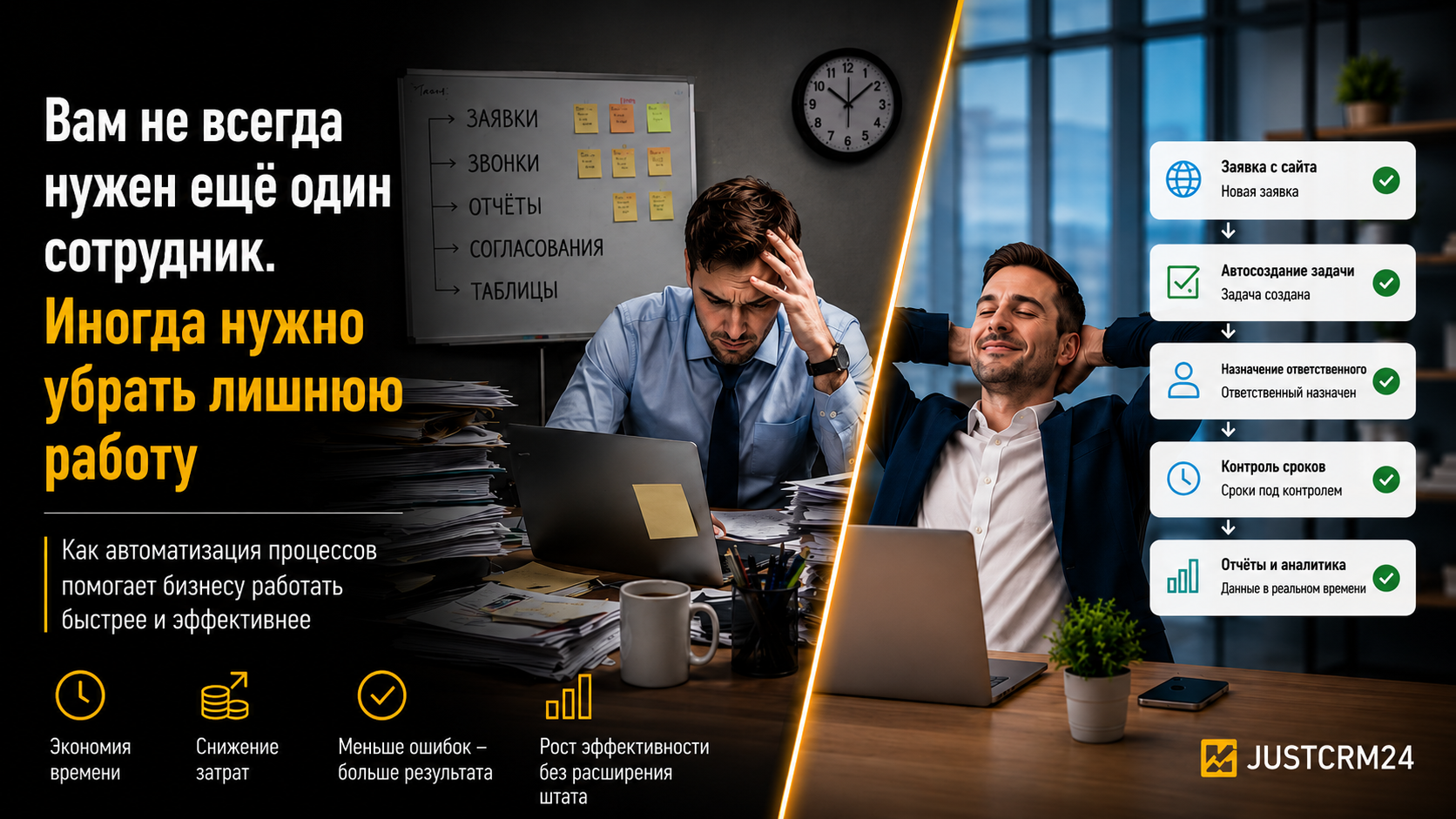 Почему бизнесу не всегда нужен новый сотрудник: как автоматизация процессов помогает убрать лишнюю работу