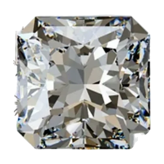 Radiant cut diamond