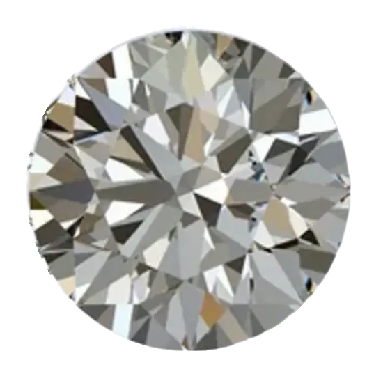 Round cut diamond