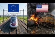 Why Trains in America Work So Differently From Trains in Europe