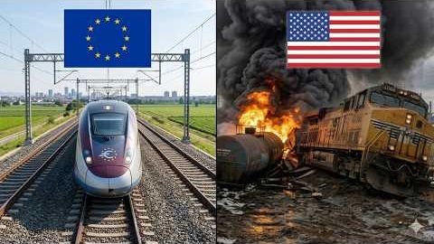 Why Trains in America Work So Differently From Trains in Europe
