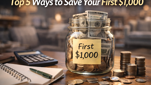 Top 5 Ways to Save Your First $1,000