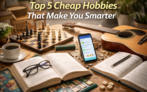 Top 5 Cheap Hobbies That Make You Smarter