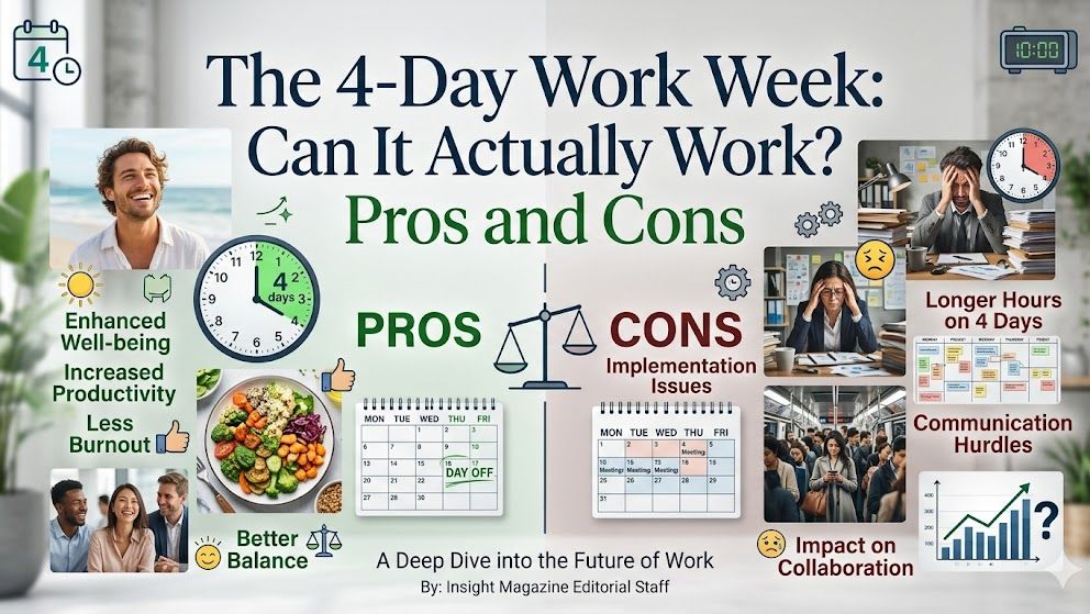 The 4-Day Work Week: Can It Actually Work? Pros and Cons