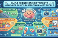 Simple Science-Backed Tricks to Memorize Things Faster Than Most People