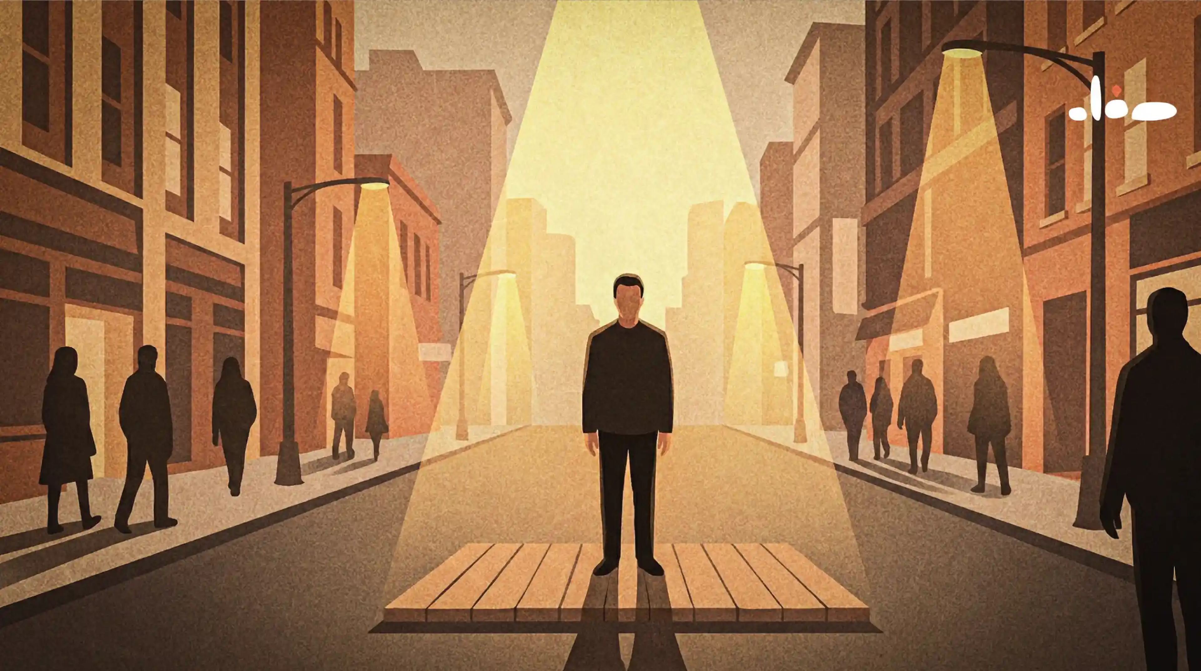 تأثير بقعة الضوء: خدعة العقل التي تجعلك تشعر أن الجميع يراقبك