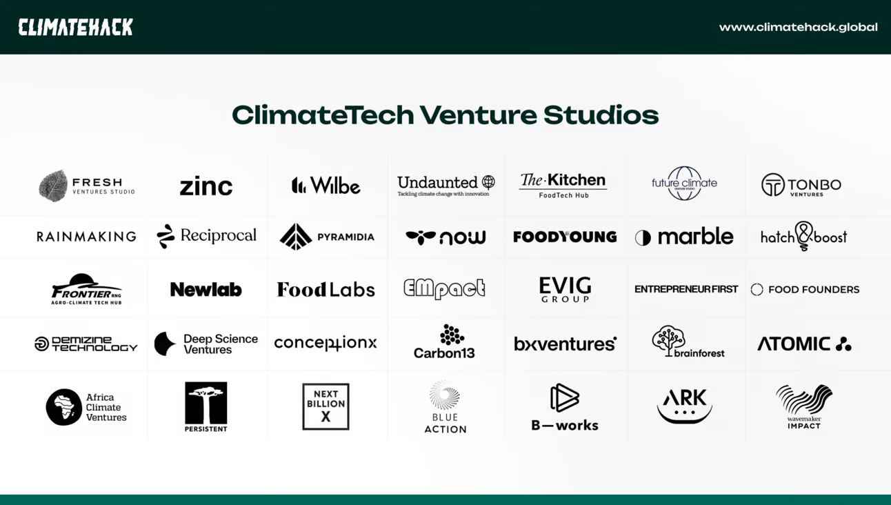 climate tech venture studios