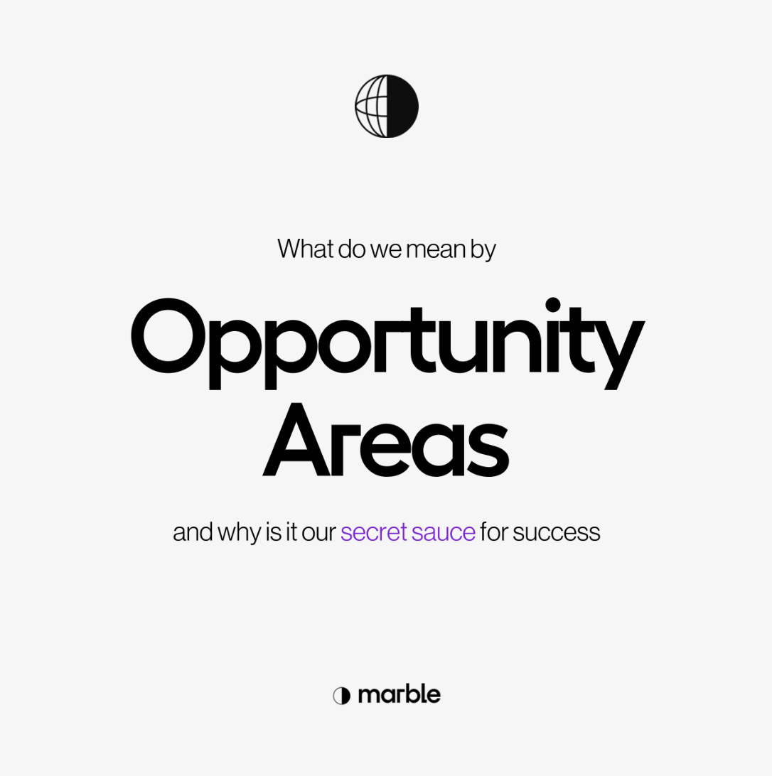 Marble Studio Opportunity Areas in climate tech